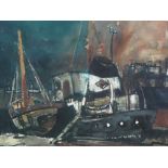 ARTHUR FREEMAN (British born 1933), 'British coaster', signed, watercolours, 52 x 72cm approx. (B.