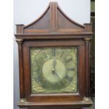 18TH CENTURY 30 HR COTTAGE LONGCASE CLOCK marked J Wimble of Ashford,