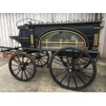 EARLY 20TH CENTURY HORSE DRAWN HEARSE by Edwards Crymych.