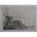 REMBRANDT (REMBRANDT VAN RIJN, DUTCH, 1606-1669), 'The windmill',