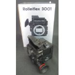 ROLLEIFLEX 3001 35MM SLR CAMERA OUTFIT to include; camera body with user's manual,