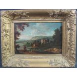 BRITISH SCHOOL (18TH/19TH CENTURY), Scottish landscape with castle, loch,