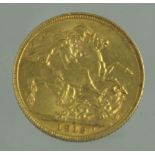 GEORGE V GOLD SOVEREIGN 1912. (B.P. 24% incl.