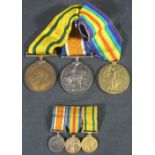 FIRST WORLD WAR MEDAL TRIO awarded to no. 666 Private R.