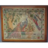 19TH CENTURY WELSH CHILD'S TAPESTRY SAMP