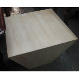 Italian marble square lamp table. (B.P. 24% incl.