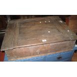 19th Century oak table top clerks desk. (B.P. 24% incl.