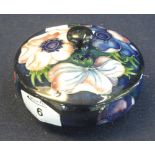 Moorcroft art pottery baluster shaped bowl and cover,