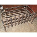 Cast iron fire basket. (B.P. 24% incl.