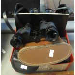 Four modern binoculars in cases to include; Tasco and Denhill Eagle. (4) (B.P. 24% incl.