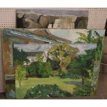 Neville Weston, group of oils on board, garden studies etc, various sizes. (3) (B.P. 24% incl.