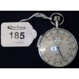 Smiths plated top wind stopwatch. (B.P. 24% incl.