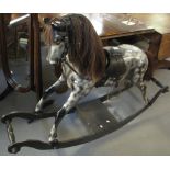 Modern carousel type dapple grey child's rocking horse. (B.P. 24% incl.