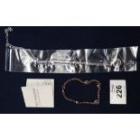 'Hot Diamonds' costume jewellery bracelet and necklace in original boxes. (B.P. 24% incl.