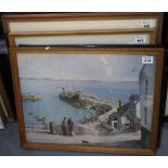 Group of assorted furnishing pictures, cartoons etc,