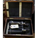 Pair of Barr and Stroud naval type binoculars in original box. (B.P. 24% incl.