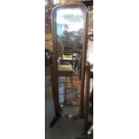 Modern mahogany cheval type mirror. (B.P. 24% incl.