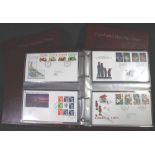 Great Britain collection of First Day Covers in three Royal Mail albums 1985 to 1994 period,