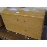 Small pine dome top trunk. (B.P. 24% incl.