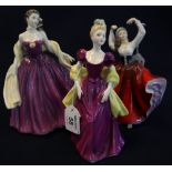 Three Royal Doulton bone china figurines to include; Classics Special Celebration,