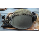 British helmet with night vision goggles (Cold War). (B.P. 24% incl.