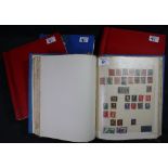 All world collection in four albums, Great Britain, Commonwealth and foreign stamps.