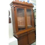 Late 19th Century mahogany two stage chiffonier bookcase. (B.P. 24% incl.