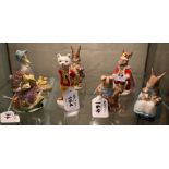 Group of Beswick and other Beatrix Potter, Rupert Bear etc figures. Printed marks. (7) (B.P.