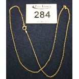 15ct gold chain (B.P. 24% incl. VAT) CONDITION REPORT: Weight - 2.