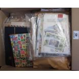 All world mint & used stamp collection in packets, on cards, in envelopes, small stockbooks & loose.