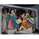 Box of European and continental plastic dolls. (B.P. 24% incl.