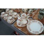 Two trays of Colclough bone china 'Wayside' teaware. (2) (B.P. 24% incl.