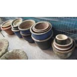 Collection of modern terracotta and other planters. (B.P. 24% incl.