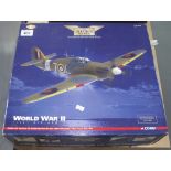 Corgi 'The Aviation archive' World War II fleet air arm Hawker C Hurricane diecast model vehicle in