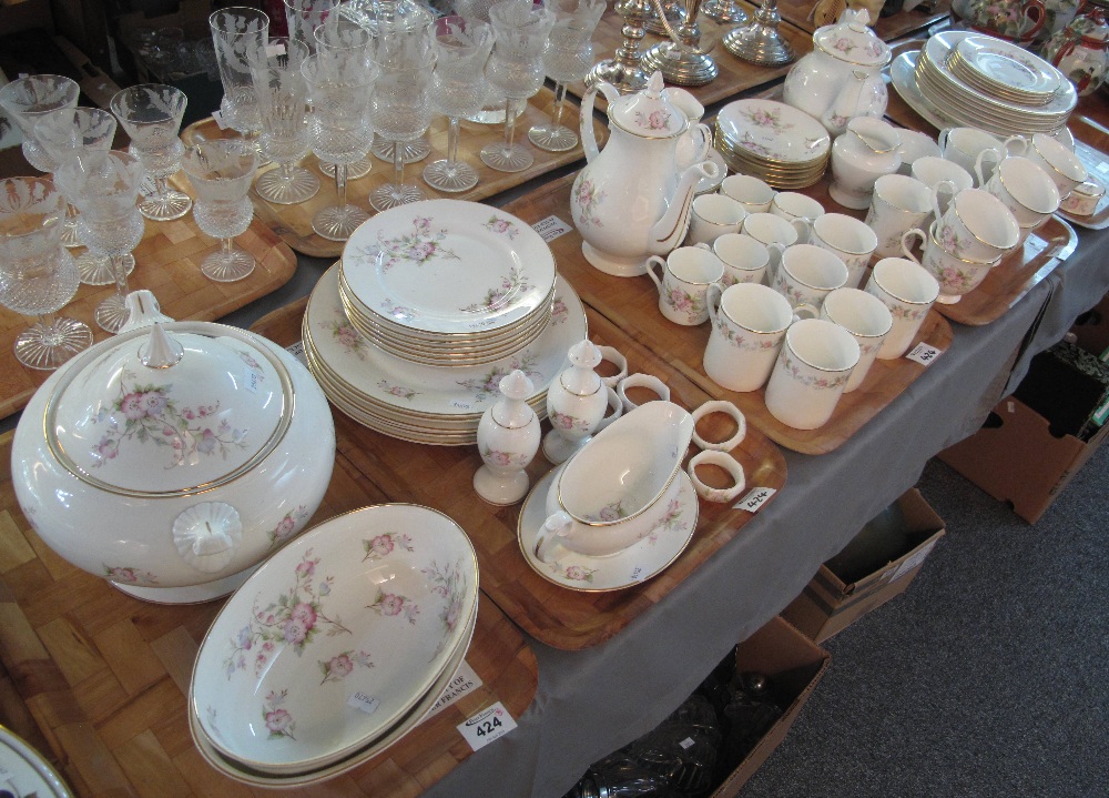 Five trays of Mayfair fine bone china,