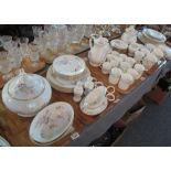 Five trays of Mayfair fine bone china,