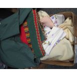 Box containing pillow cases, blankets, quilt etc. (B.P. 24% incl.