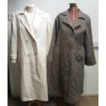 Collection of vintage ladies coats to include; a tweed Windsmoor belted coat (size 14),