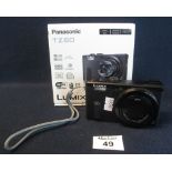 Panasonic TZ60 Lumex compact digital camera with Leica lens, original box. (B.P. 24% incl.