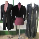 Collection of early 20th Century vintage jackets and overcoats to include;