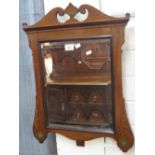 Edwardian mahogany bevel plate easel mirror. (B.P. 24% incl.