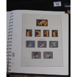 Guernsey selection of u/m sets and mini-sheets in five Lindner boxed printed albums with pages