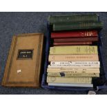 Box of assorted Welsh and other books.