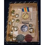 Group of First World War medals awarded to Private H.