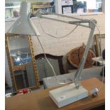 Modern enamelled anglepoise table lamp. (B.P. 24% incl.