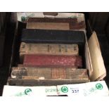 Box of assorted books to include The Historical Biography of the Holy Hand,