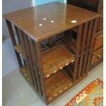 Edwardian mahogany revolving bookcase. (B.P. 24% incl.