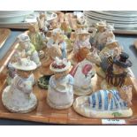 Twenty five Royal Doulton Brambly Hedge figurines various to include 'Poppy Eyebright', 'Mrs Apple',