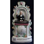 19th century flat back figurine of 'John Wesley'. (B.P. 24% incl.