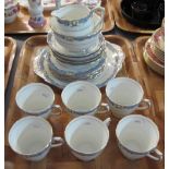 Tray of Royal Albert crown china 'Orient' teaware. (B.P. 24% incl.